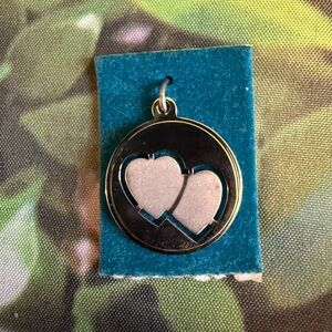 VINTAGE Sterling Silver Heart Pendant Charm